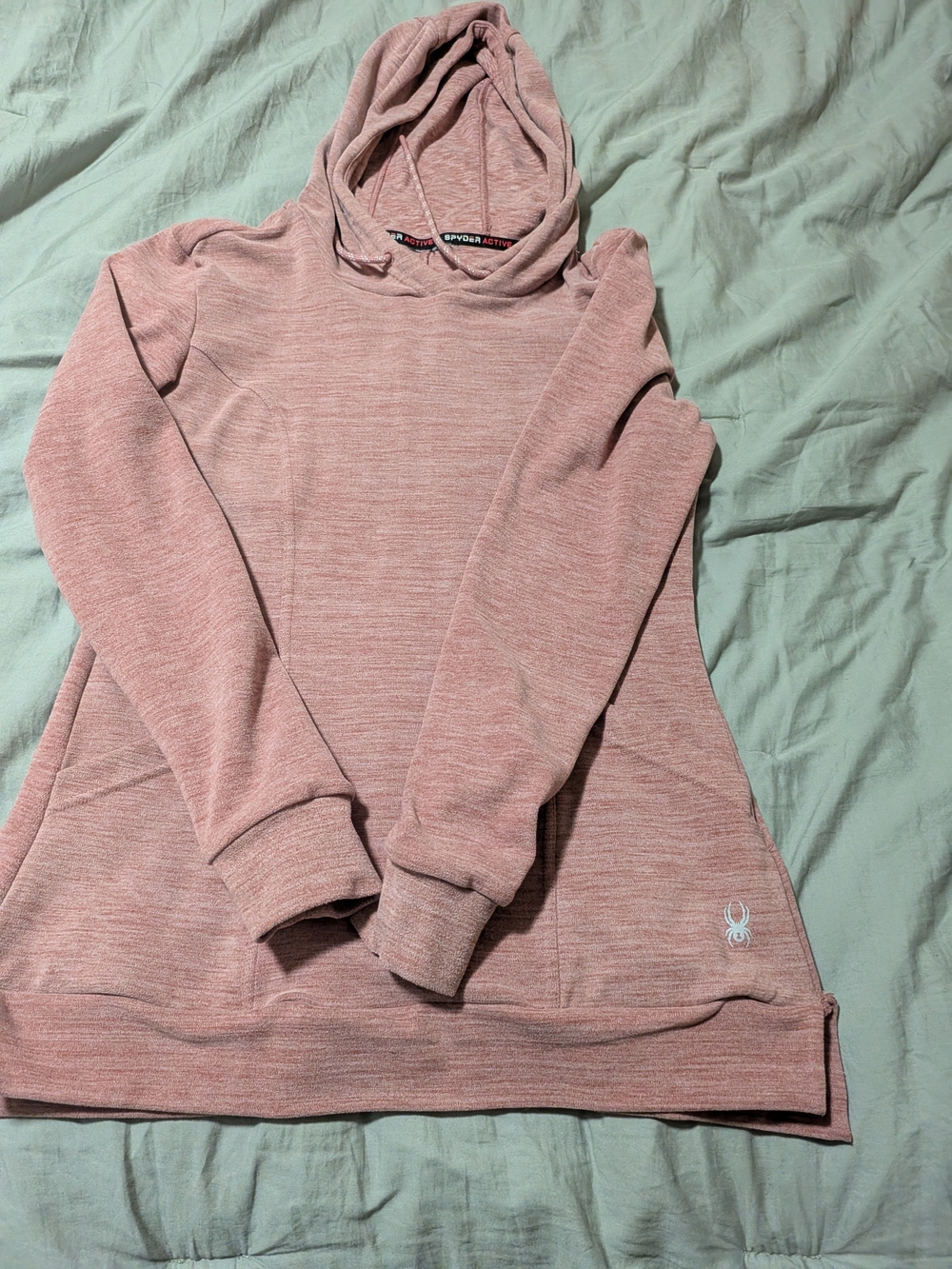 Spyder Women’s Pink Hooded Pullover Sweater